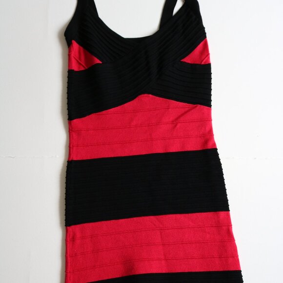 Striped Guess Bodycon Dress - Picture 1 of 3
